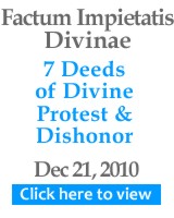 seven deeds of divine protest and dishonor